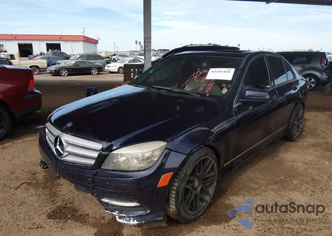 2011 Mercedes-Benz C 300 Sport from USA, damaged, VIN WDDGF5EB4BA431190